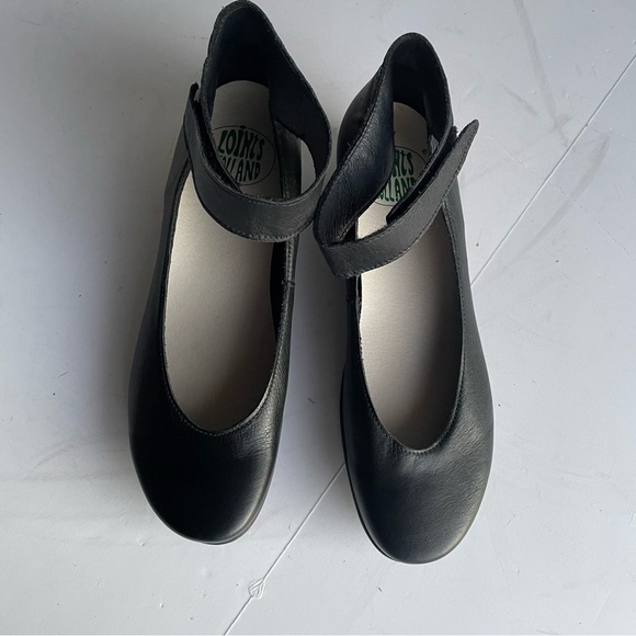 LOINTS OF HOLLAND Sydney Charlotte Shoes US 9.5 Black Mary Jane Ankle Strap Clog - Picture 3 of 17